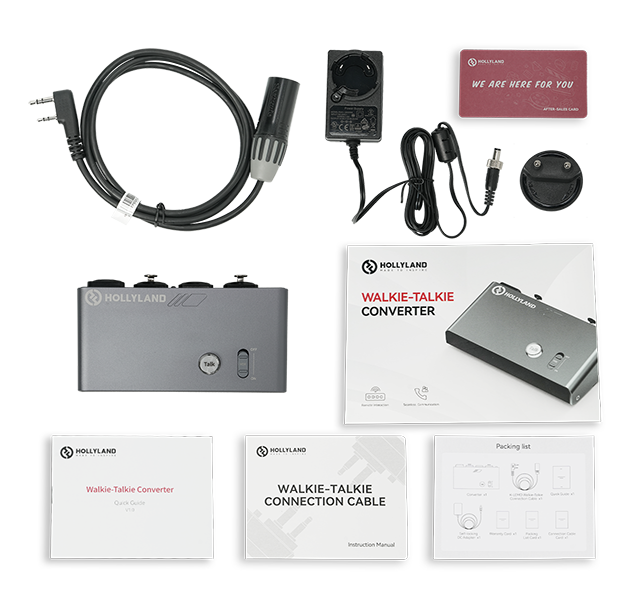Hollyland Walkie-Talkie Converter Kits wireless intercom system